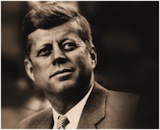 Portrait von J. F. Kennedy